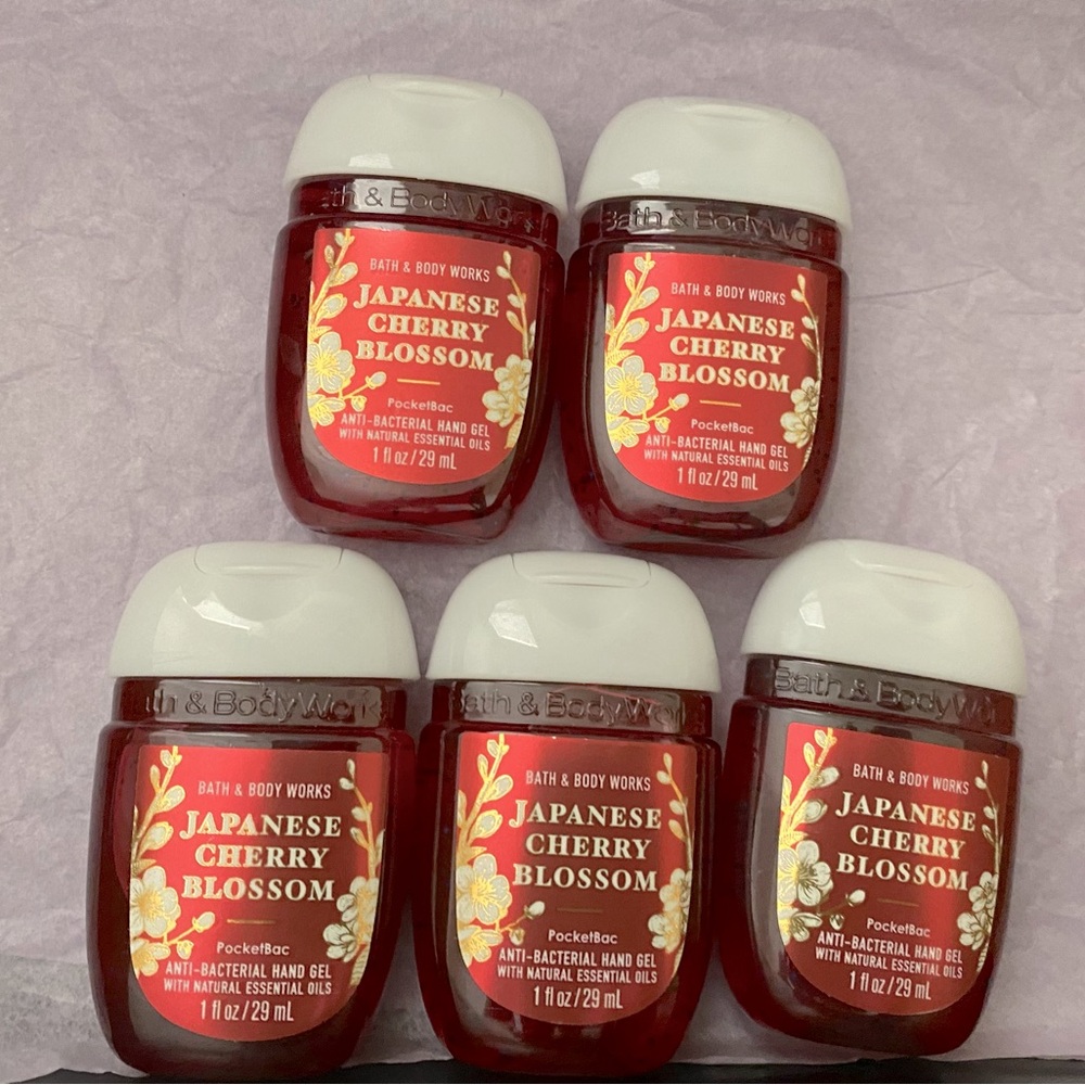 Cherry Blossom PocketBac Hand Sanitizers, 5-Pack by Bath & Body Works